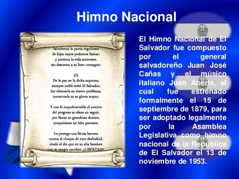 Himno Nacional De El Salvador