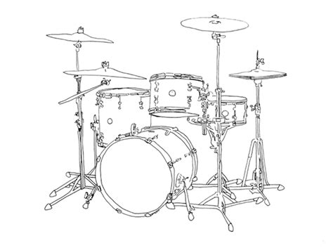 Drumset Drawing At Getdrawings Free Download