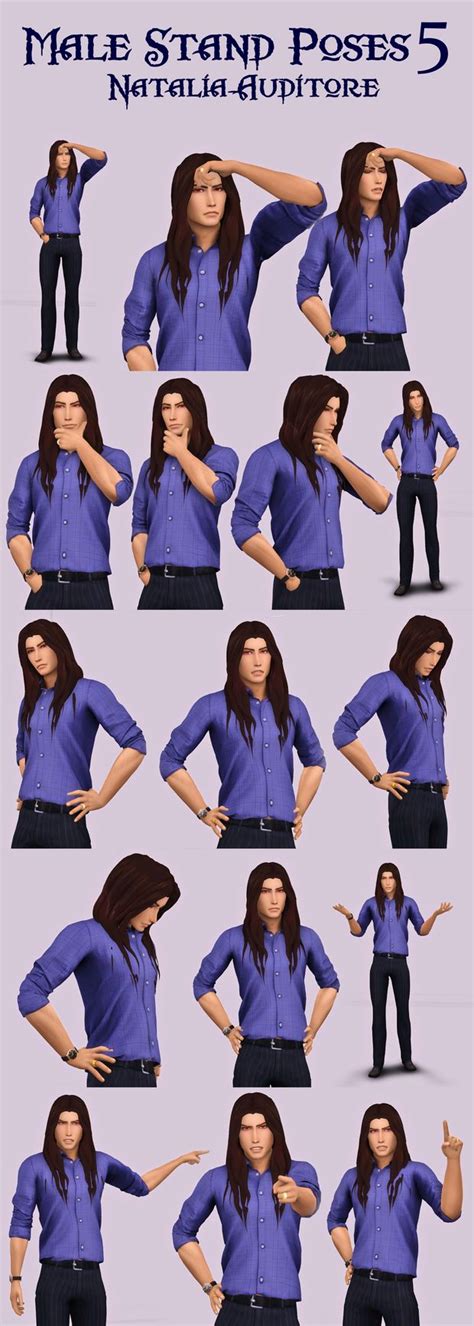 Male Stand Poses 5 Natalia Auditore On Patreon Sims 4 Poses Sims