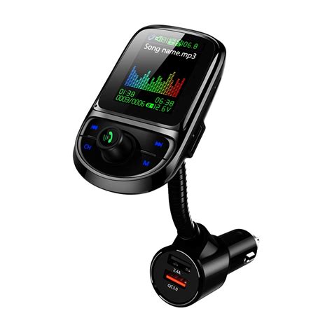Transmisor FM para automóvil de 1 8 pulgadas Reproductor de MP3