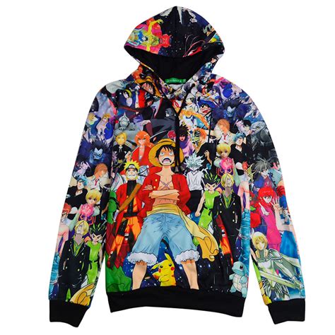 Don's miss out on special discounts during shopping season. 2019 Wholesale X&Classic 3D Hoodies One Piece Cartoon ...