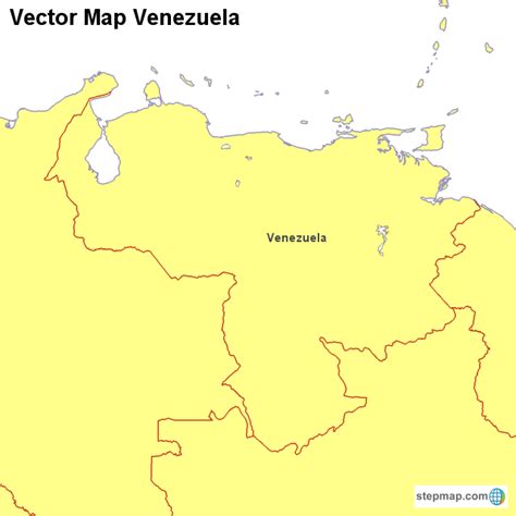 Stepmap Vector Map Venezuela Landkarte Für Venezuela