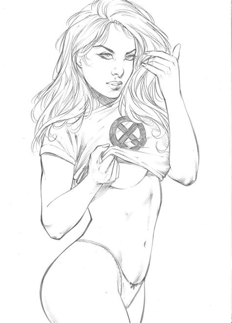 Rule 34 Crop Top Jean Grey Marvel Marvel Comics Marvel Girl Panties