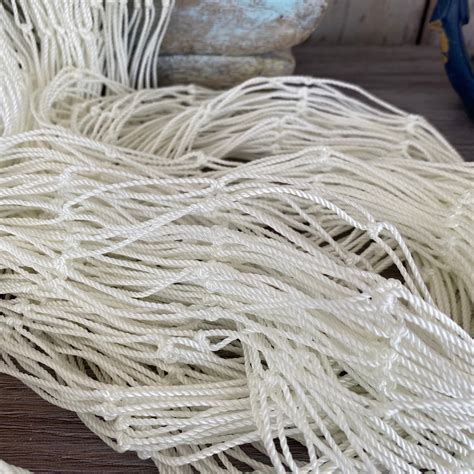 White Nylon Fish Netting Ft Wide Sold By The Foot Holes