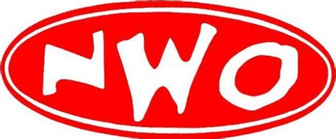 Vinyl Sticker Red Nwo Logo New World Order Wrestling Wcw Rub On Decal