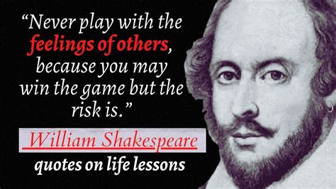 William Shakespeares Quotes On Life Lessons That Will Inspire You