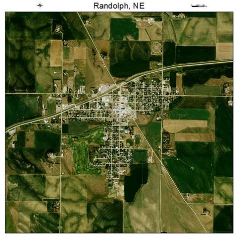 Aerial Photography Map Of Randolph Ne Nebraska