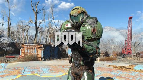Fallout 4 Doom Slayer Mod Youtube