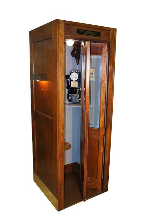 Nicely Restored 1930s Bell Telephone Wooden Telephone Booth C