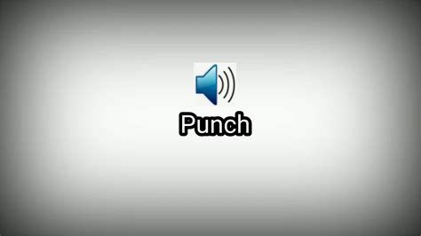 Punch Sound Effect Youtube