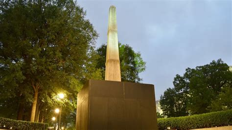 Crews Cover Confederate Monument In Birmingham