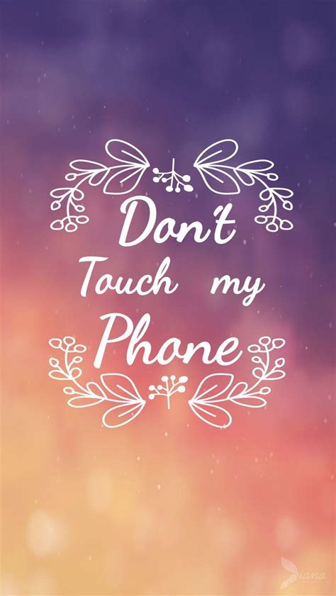 Cập Nhật Hơn 51 Về Hình Nền Dont Touch My Phone Mới Nhất Cdgdbentre