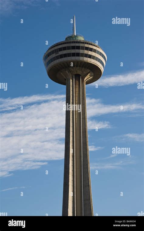 Skylon Tower Restaurant In Niagara Falls Stock Photo Alamy