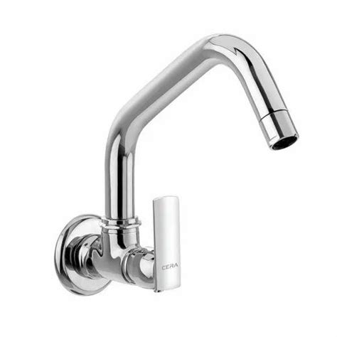 Silver Brass Cera F Titanium Sink Cock For Bathroom Fittings At Rs In Anand