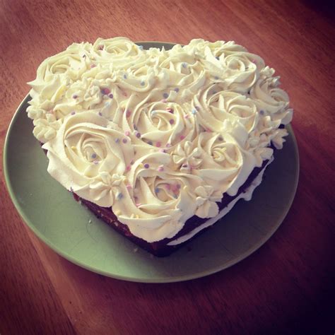 Heart Shaped Birthday Cake Heart Shaped Birthday Cake Desserts Cake
