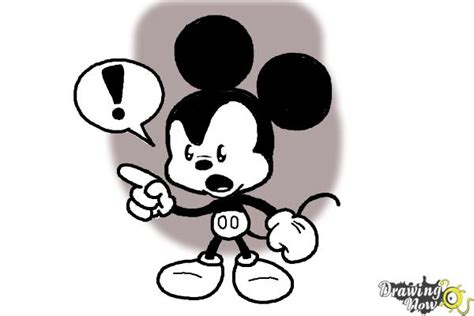 How To Draw Chibi Mickey Mouse Drawingnow