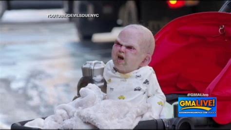 Watch A Devil Baby Terrify New Yorkers In Prank Video Abc News
