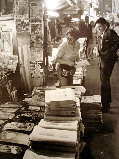 New york city 1967 newspaper stand new york city vintage. Newsstand New York City - 1967 | Vintage new york, New ...