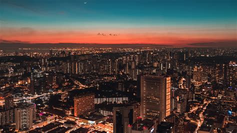 5120x2880 Aerial View Skyline Of Singapore 5k 5k Hd 4k Wallpapers