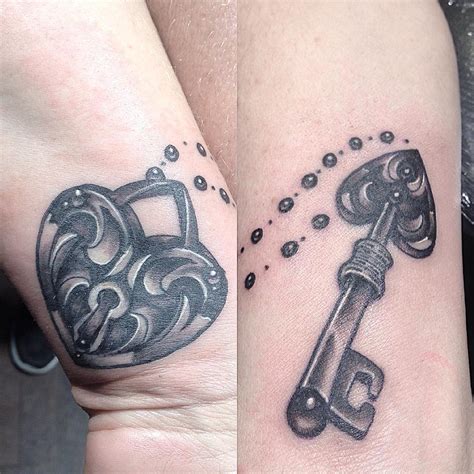 Locked Heart And Key Tattoo Doppalace