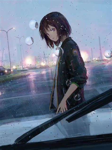Free Download Rainfall Girl Anime Live Wallpaper Desktophut 1920x1080