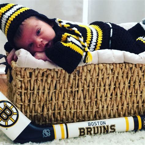 Boston Bruins Baby Hockey Cute Baby Boy Clothes Hockey Pants Crochet
