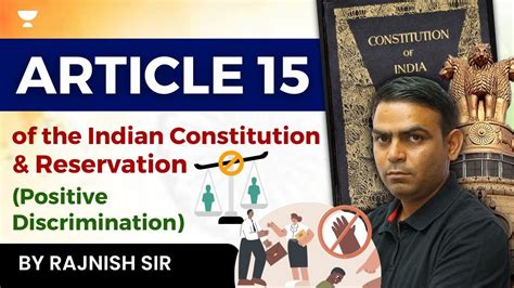 Article 15 Indian Constitution Reservation Positive Discrimination
