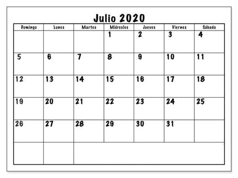 Calendario Mes De Julio 2020 Peru Calendario May 2021
