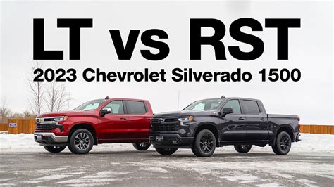 2023 Chevrolet Silverado Model Comparison Lt Vs Rst Youtube