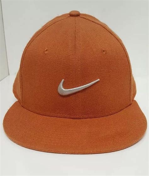 Nike True Hat Baseball Cap Football Burnt Orange Swoosh Texas Longhorns