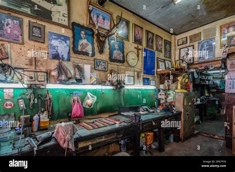 Bangkok, Thailand. 05th Apr, 2023. The interior of a repair firearm