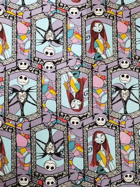 Nightmare Before Christmas Sally And Jack Stained Glass 100 Etsy
