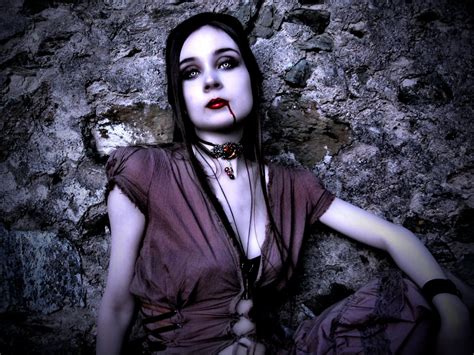 Fantasy Artwork Art Dark Vampire Gothic Girl Girls Horror Evil Blood Wallpapers Hd