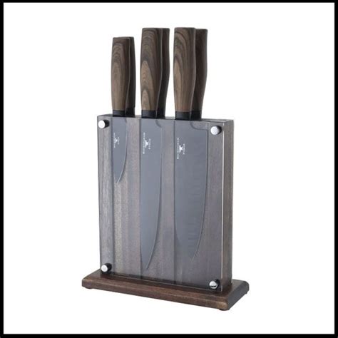 Ashwood 6 Piece Knife Block Set — C Booth And Son