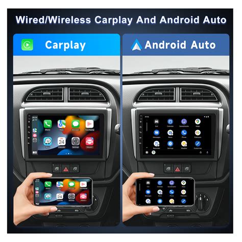 Podofo Double Din Car Stereo Compatible With Apple Carplay And Android A