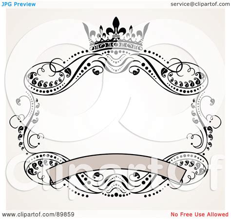 Royalty Free Rf Clipart Illustration Of An Invitation Border And