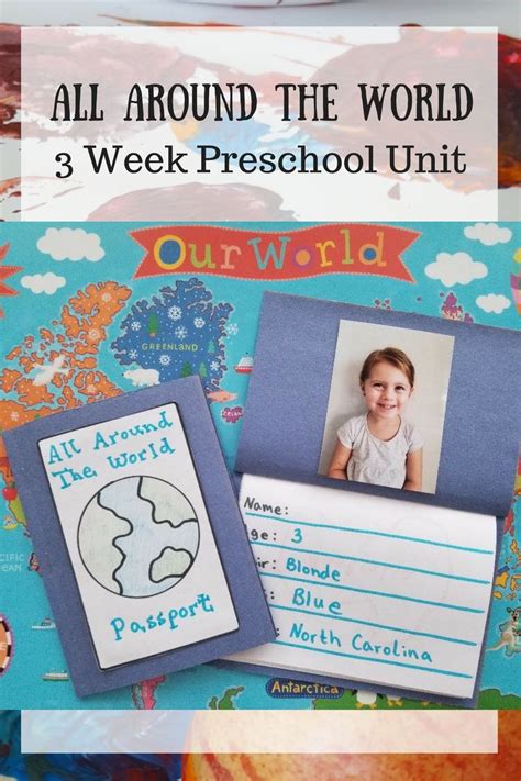 All Around The World 3 Week Preschool Unit Preschool Social Studies