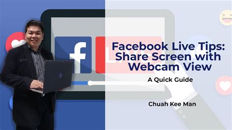 It was a bit of a complicated process. Facebook Live Tips: Share Screen with Webcam View On - YouTube