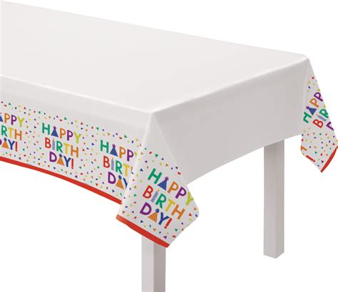 Fun Confetti Happy Birthday Table Cover Party City