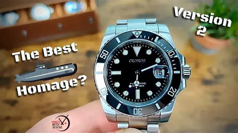 🆕 Cronos L6005 V2 ⭐ Best Value Hi Beat Submariner Homage Honest Watch