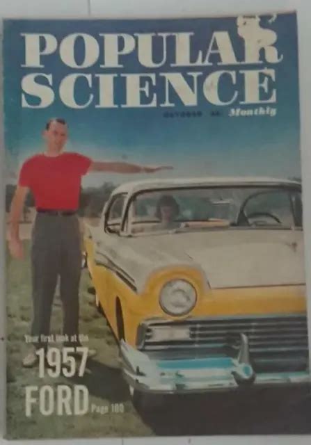 Popular Science Magazine Oct 1956 1957 Ford Army Duck 999 Picclick