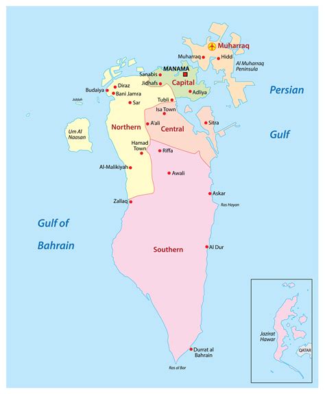 Bahrain Maps And Facts World Atlas