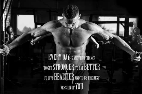 Kunst Kunstplakate Gym Fitness Motivation Workout Quote Positive Poster