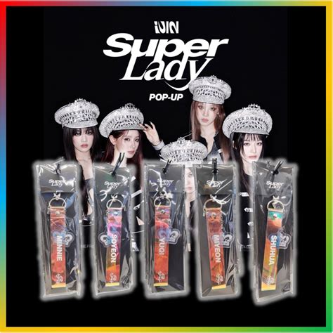Gi Dle 2nd Full Album Super Lady Pop Up Light Stick Strap Shopee