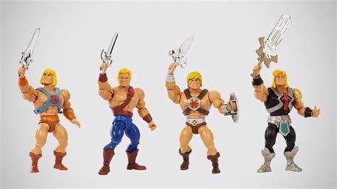 Masters Of The Universe Origins He Man 40th Anniversary 4 Pack Shouts