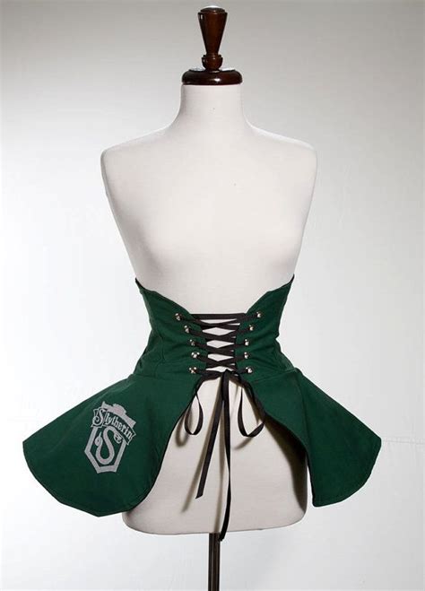 Harry Potter Hogwarts Slytherin House Inspired Cincher Skirt Sm Made