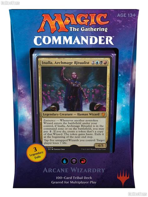 Mtg Magic The Gathering Commander 2017 100 Card Deck Arcane Wizardry