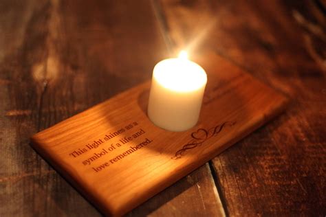 Memorial Candle Holder Personalized Memorial Candle Personalized