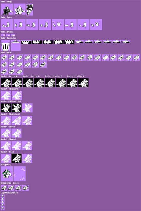 The Spriters Resource Full Sheet View Undertale Alphys