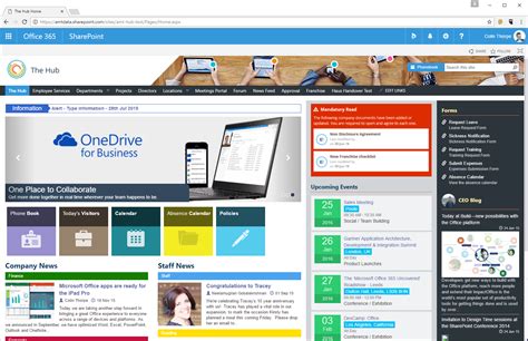 25 Great Examples Of Modern Sharepoint Intranet Microsoft 365 Atwork AF0